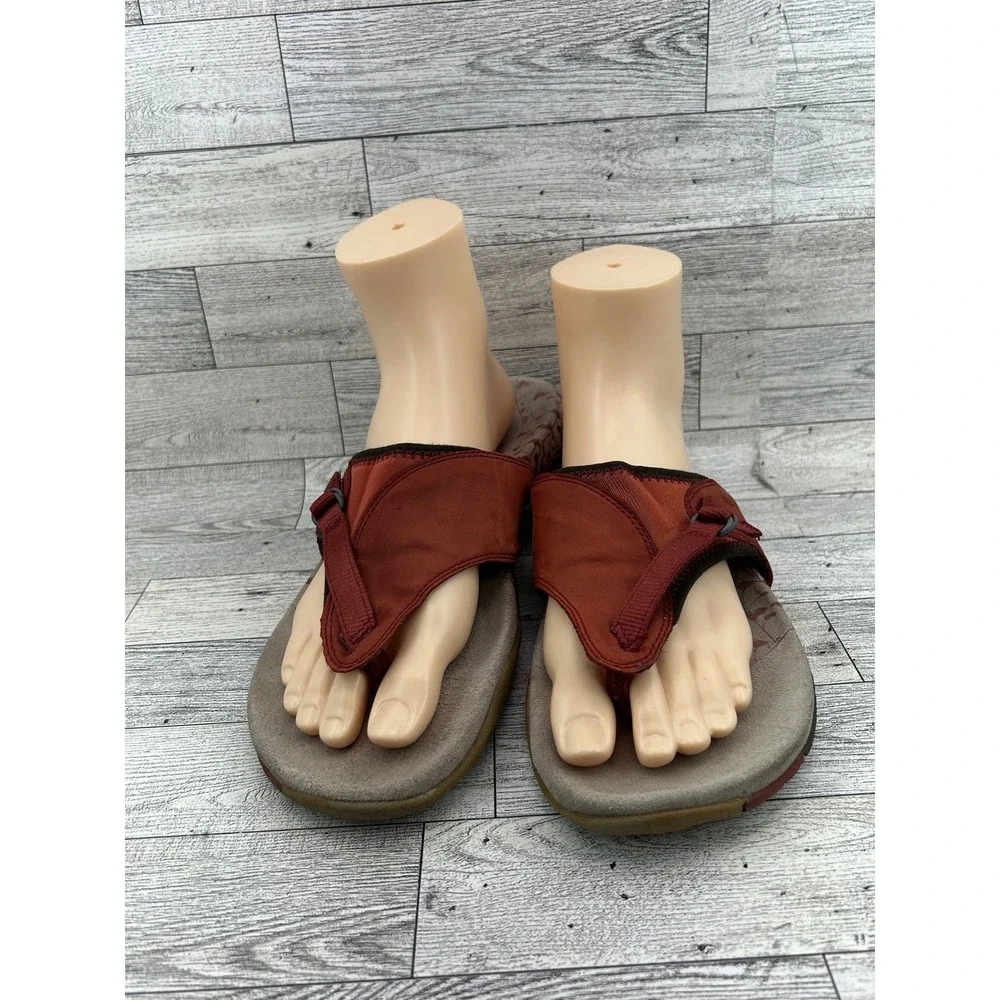 Merrell Siren Ruby Women Red Orange Brown Thong Sandals QForm J38428 Size 9